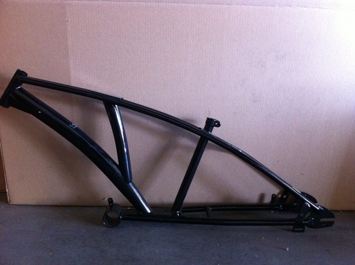 Telaio bici chopper nero - nero, 1"