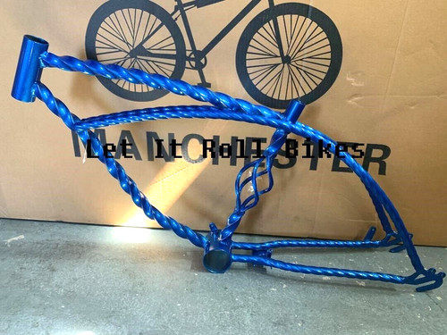 Telaio bici blu gabbia - bici,