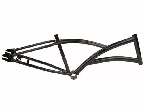 Nuova bicicletta nera chopper - nuova,