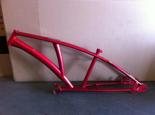 Telaio bici chopper rosso - bici, 1"