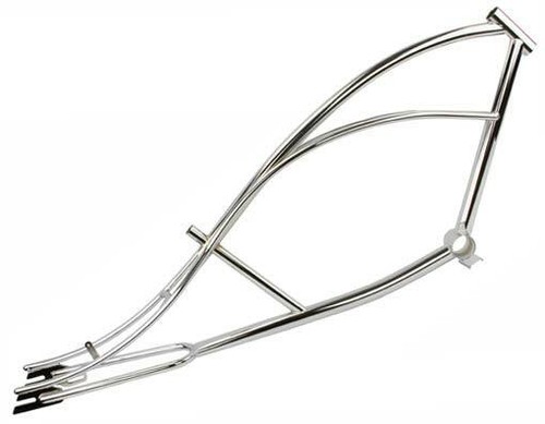 Telaio bici cromato - telaio,