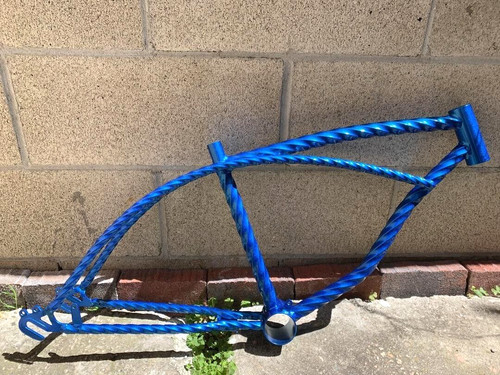 Telaio bici blu ritorto - blu, 20"